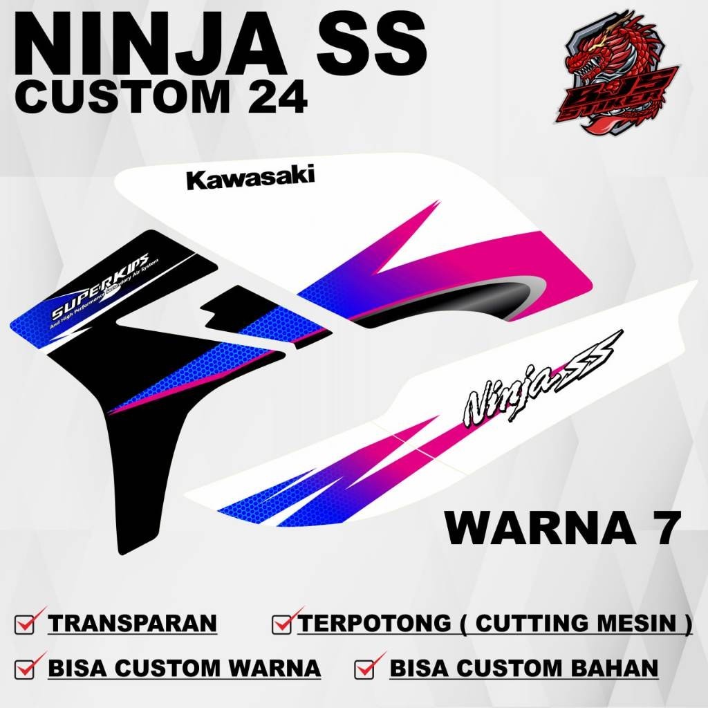 [ COD ] striping ninja ss kawasaki ninja ss custom 24