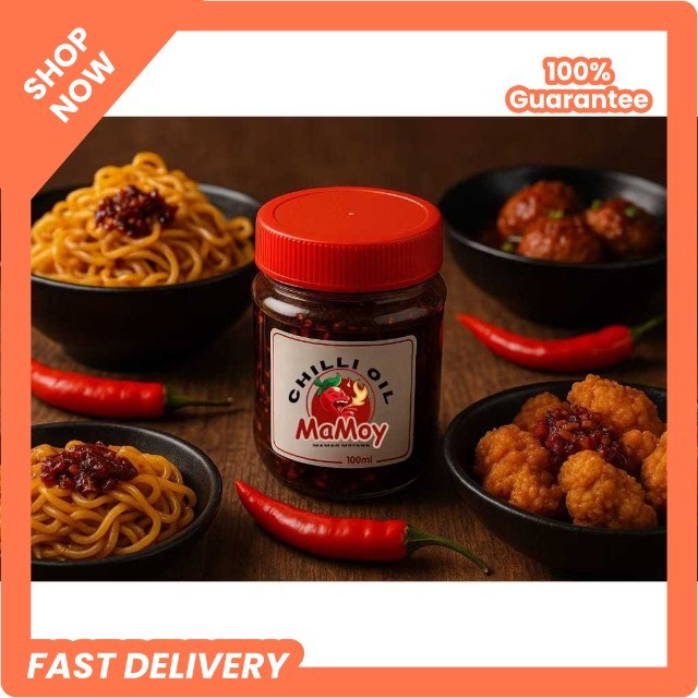 

Chilli Oil Mamoy Minyak Sambal Super Pedas 112g