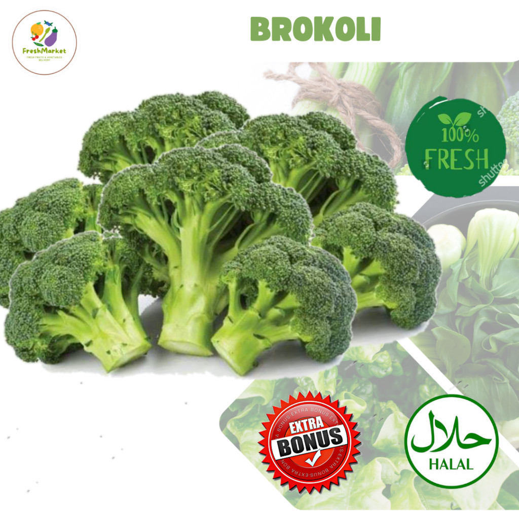 

Brokoli Hijau Segar 500 Gram Sayurinstant