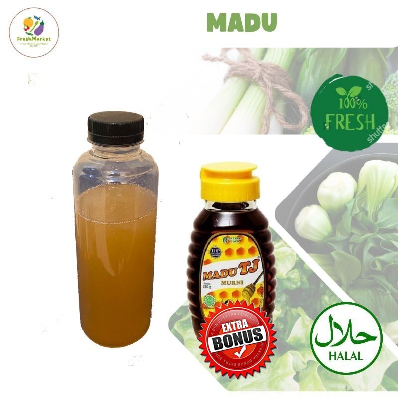 

Madu Asli Murni Botol 250 Gram Sayurinstant
