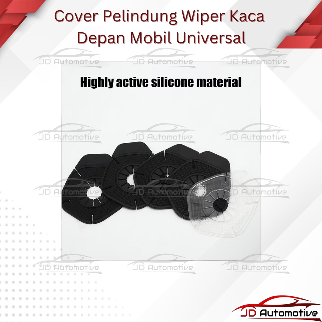 Cover Pelindung Wiper Kaca Depan Mobil Universal Karet Untuk Mencegah Daun Dan Debu Masuk Ke Lubang 