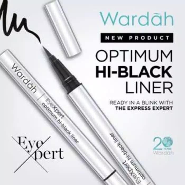 Eyeliner Wardah EyeXpert Optimum Hi-Black Line / Eyeliner Wardah Waterproof