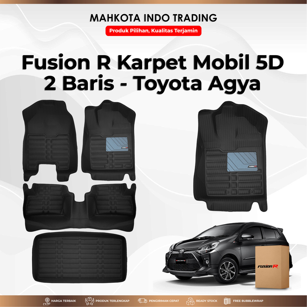 Fusion R Karpet Mobil 5D Agya Premium