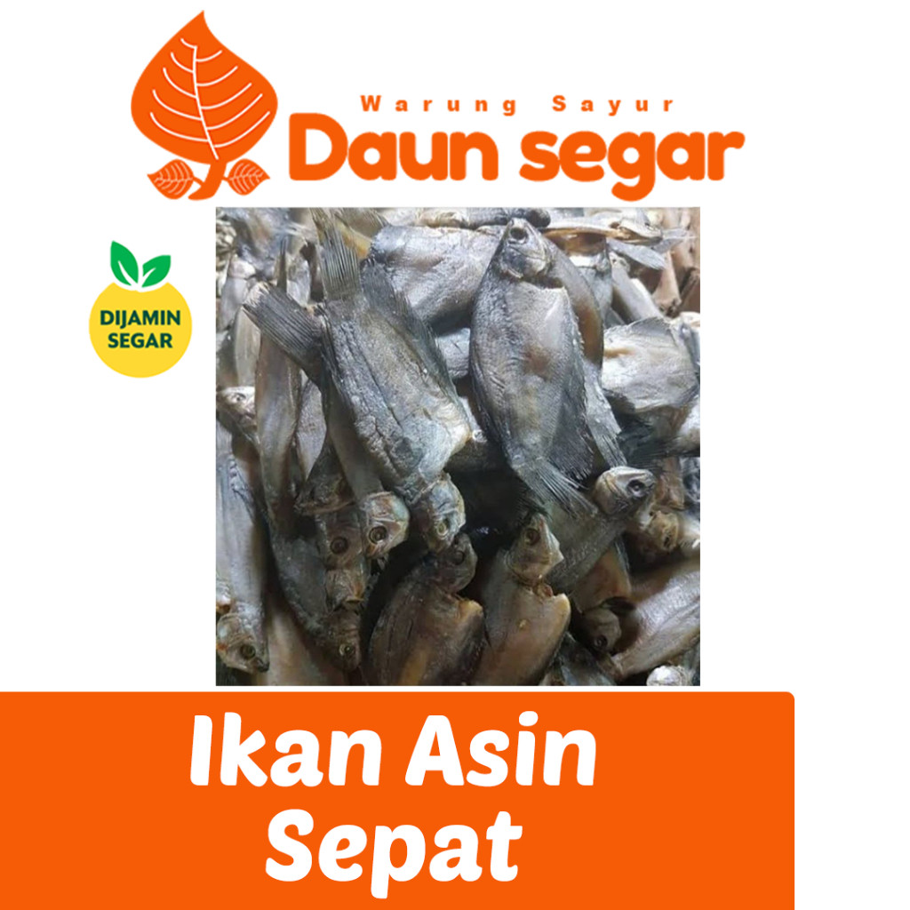 

Ikan Asin Sepat Besar Kecil Siam banjarmasin Tawar asin Grade A 250 gram