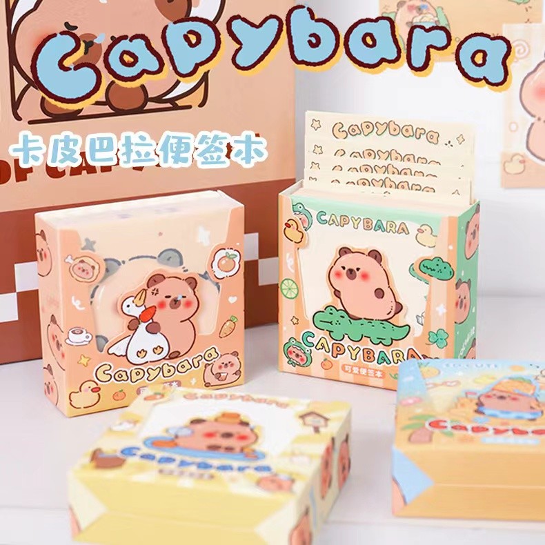 

journaling supplies Aesthetic Office accessories to do list Scratch paper Kawaii Stationery supplies capybara Notepad memo pad