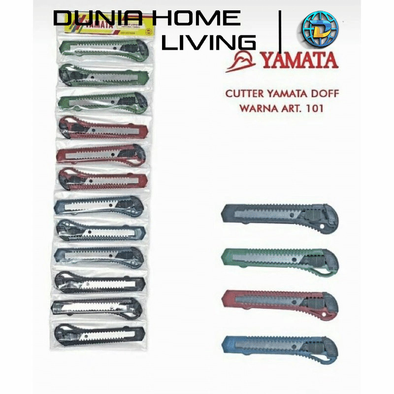 

DHL GROSIR Pcs Pisau Cutter Yamata Jenia Piso Kater Cuter Pemotong Dus ATK DLL