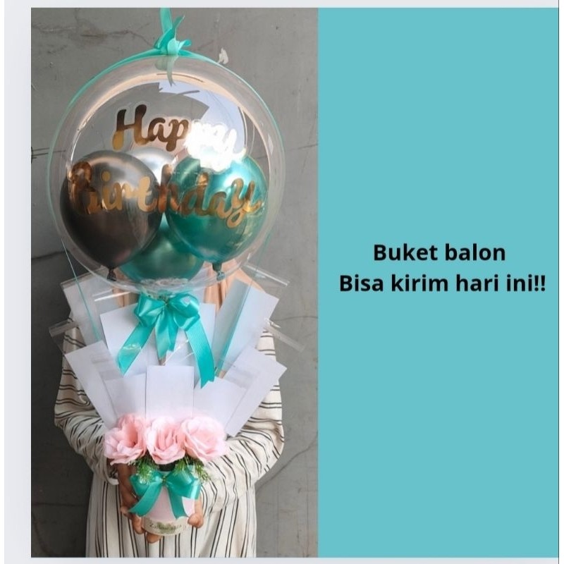 Buket balon uang kosongan ( dikirim sekarang)