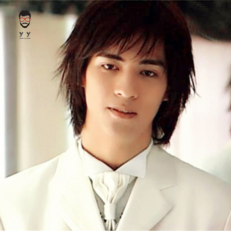 【Pengiriman Cepat】 wig rambut pria wig mullet pria wig pria wig pria rambut asli wik rambut pria ker