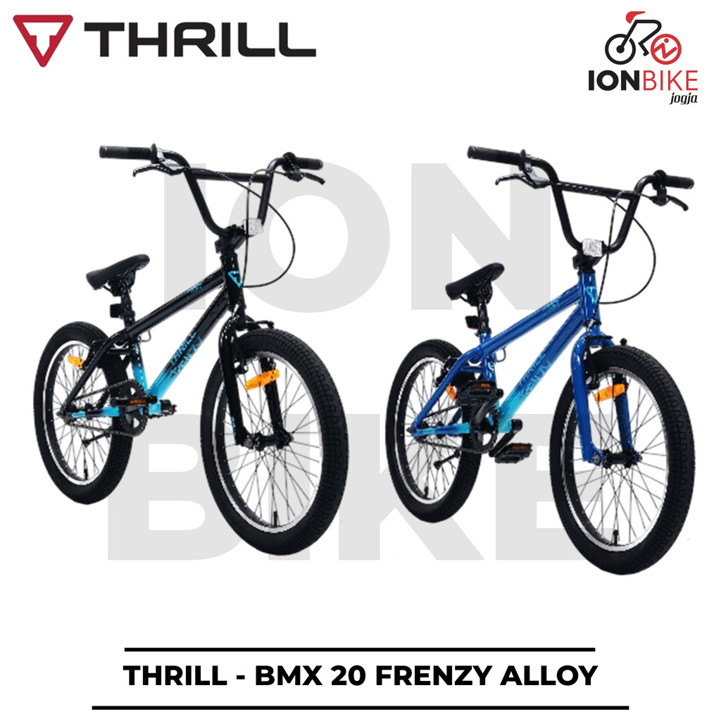 Sepeda BMX 20 THRILL NEW FRENZY Frame Alloy Ringan Terbaru Murah Allumunium Lomba Kompetisi Jumper R