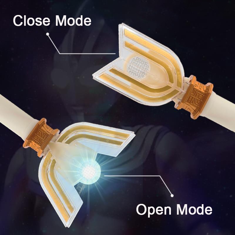READY Senjata Ultraman Tiga God Light Rod Dengan Cahaya Dan Suara Pemanggil Ultraman Berubah Menjadi