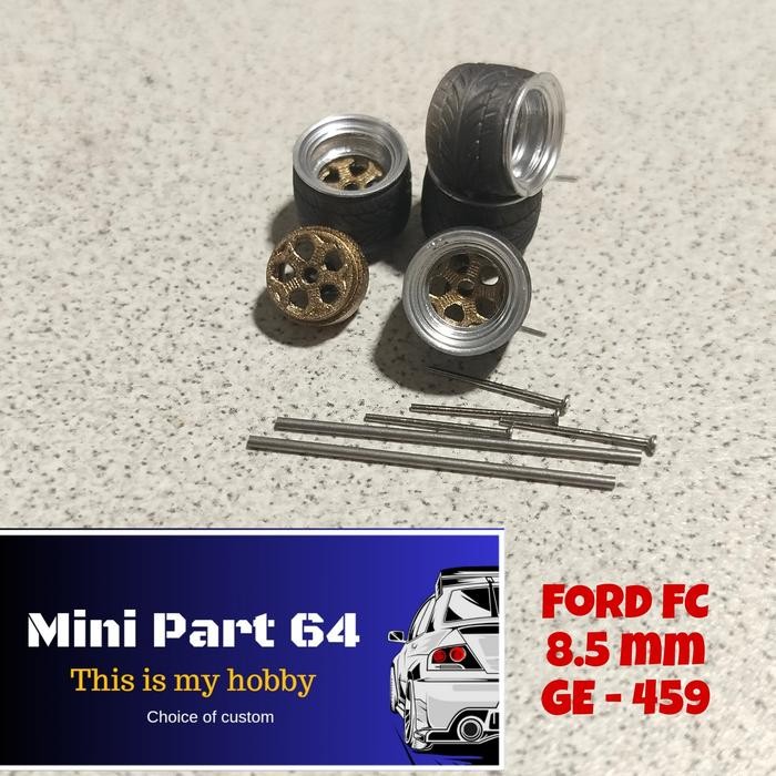 Diorama Diecast Ban 8.5 mm GE459 Miniatur Skala 64