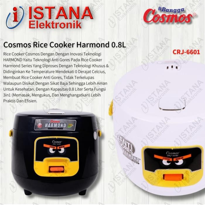 COSMOS MAGIC COM/RICE COOKER HARMOND 0.8 LITER CRJ-6601