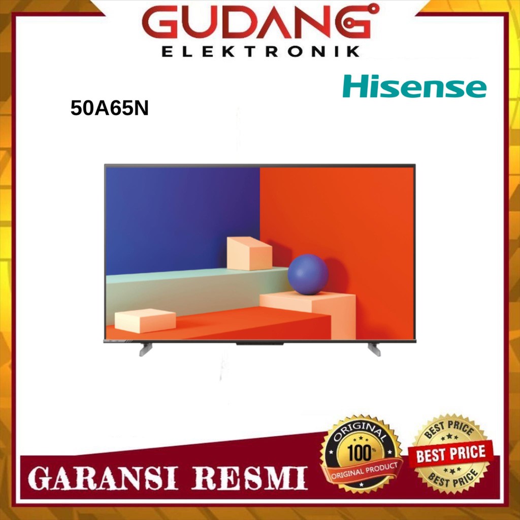 LED TV 50 INCH HISENSE 50A65N GOOGLE TV 4K UHD HISENSE 50A65N