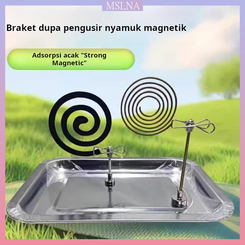 Klip tongkat moxa magnetik rumah tangga, dudukan dupa, pengusir nyamuk luar ruangan, portabel, mudah
