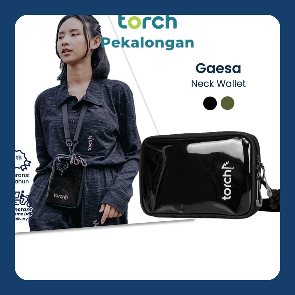 Torch Gaesa 3 In 1 Hanging Dompet Neck Wallet Tas Selempang