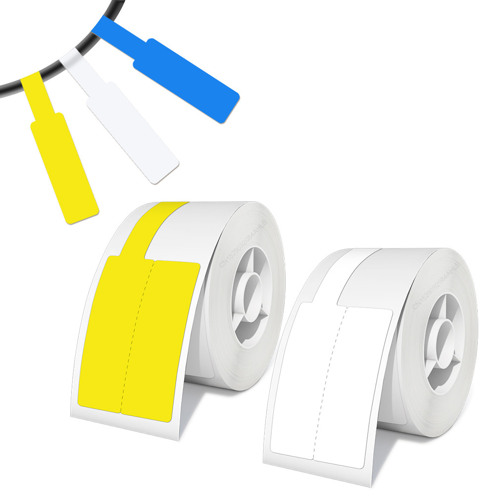 

NIIMBOT D101 Label Sticker Wire Cable Label for Niimbot Printer Niimbot D101 Thermal Printer Waterproof Adhesive Label Roll