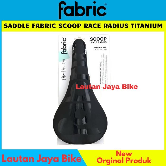 READY Sadel Fabric Scoop TITANIUM Team Radius New - SHALLOW