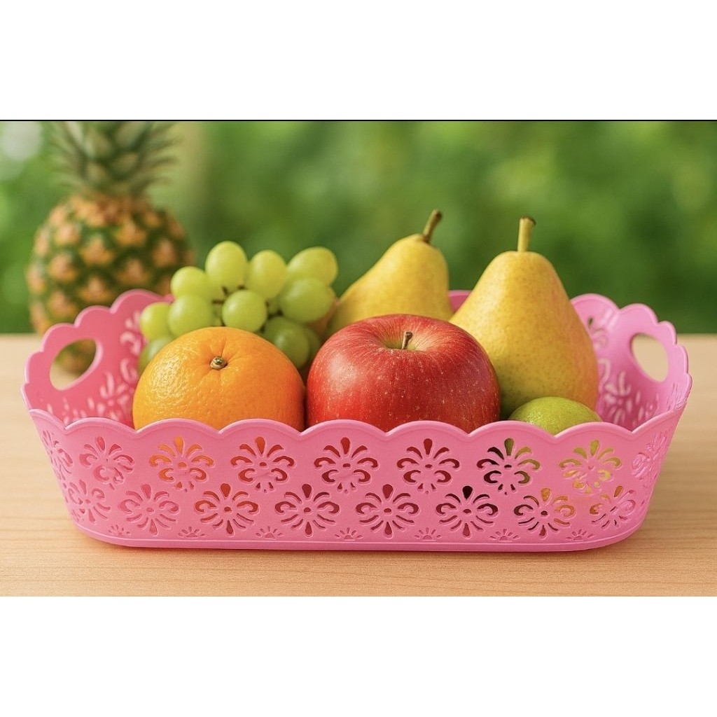 Bakoel Keranjang Pensil Renda Wadah Serbaguna Motif Elegan Untuk Alat Tulis, Kosmetik, Peralatan Jah