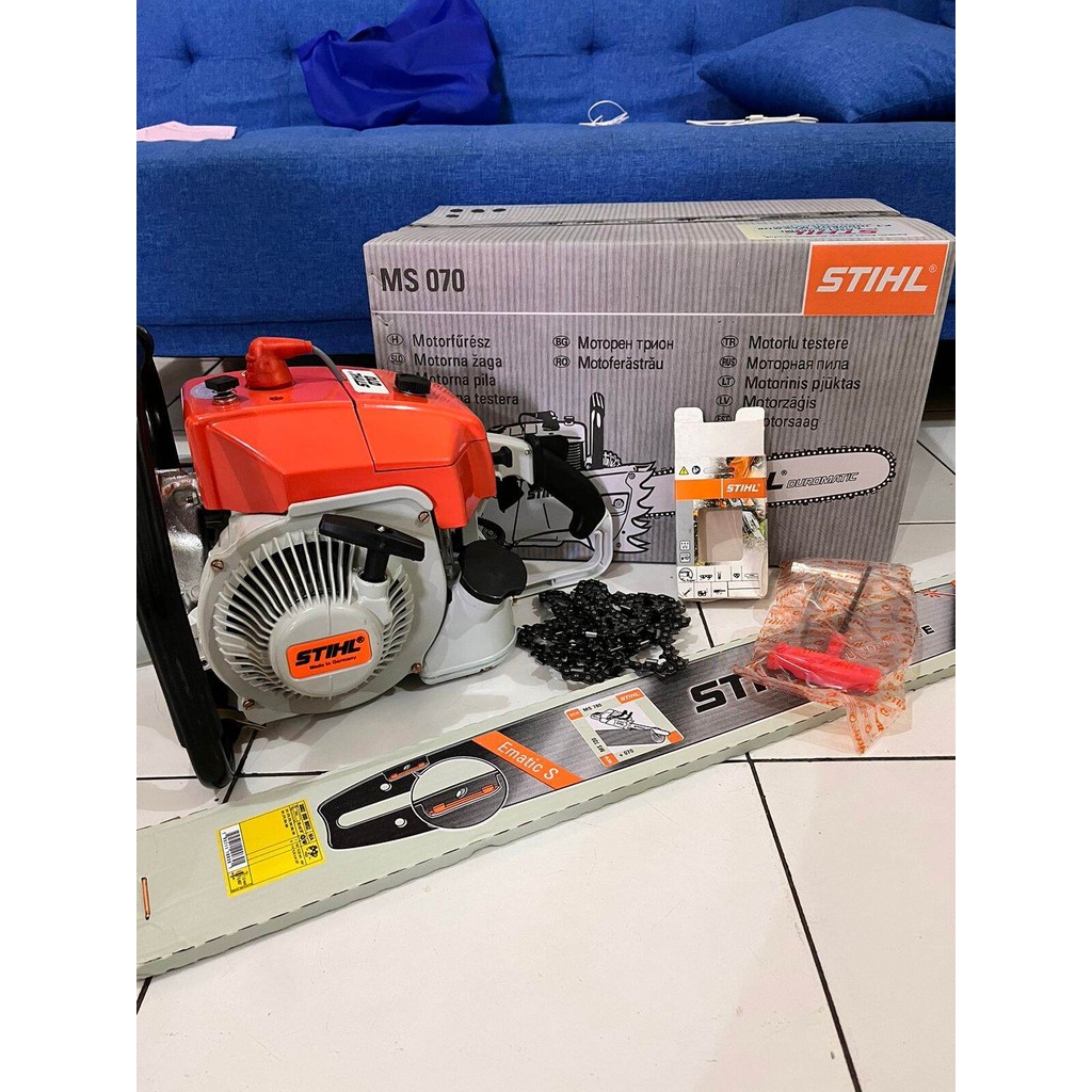 

SPESIAL PROMO CUCI GUDANG STIHL chainsaw MS070 36inch mesin gergaji potong kayu