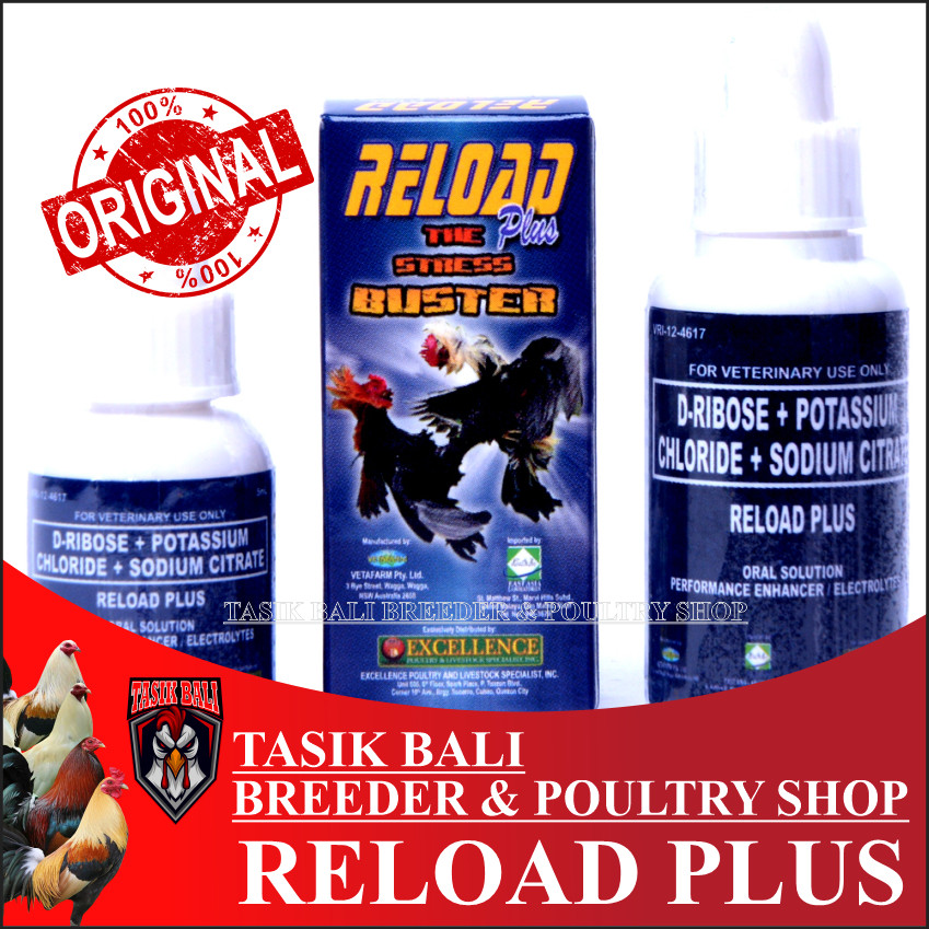 RELOAD PLUS/ MAX 5ML DOPING AYAM LAGA