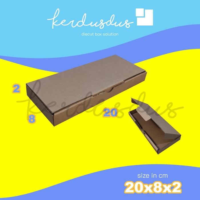 

20x8x2 cm kardus carton box diecut pizza kue packing packaging