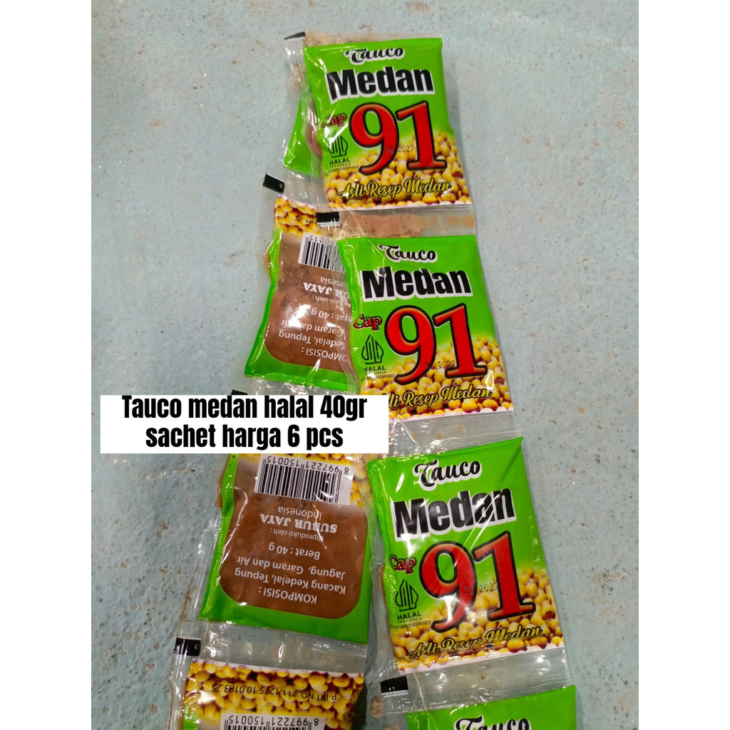 

Tauco medan Sachet 91 Isi 40gr x 6 Sachet Halal isi 6pcs