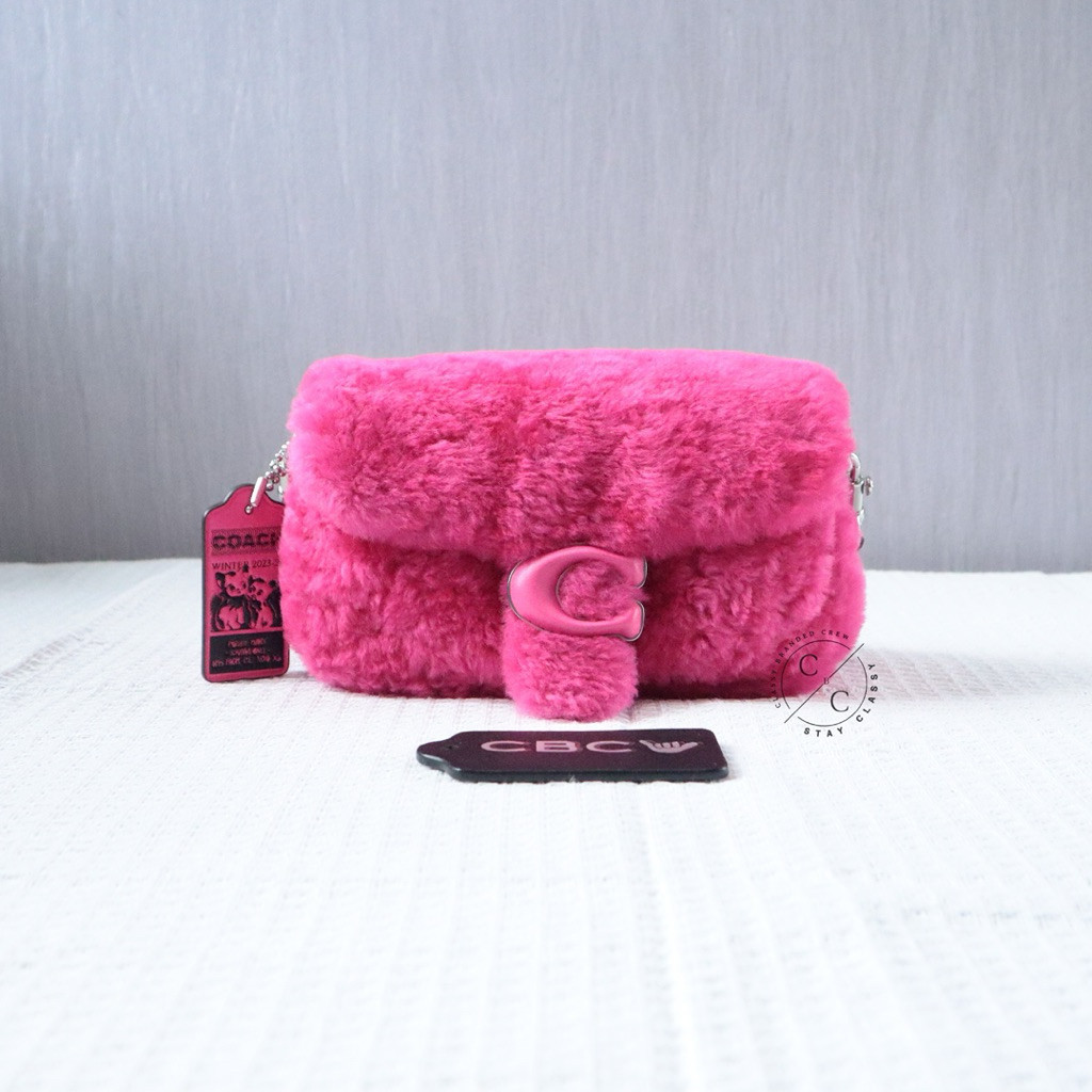 CBC - Coach Tabby Shoulder Bag 18 In Shearling Lil Nas X Limited Edition READY STOCK