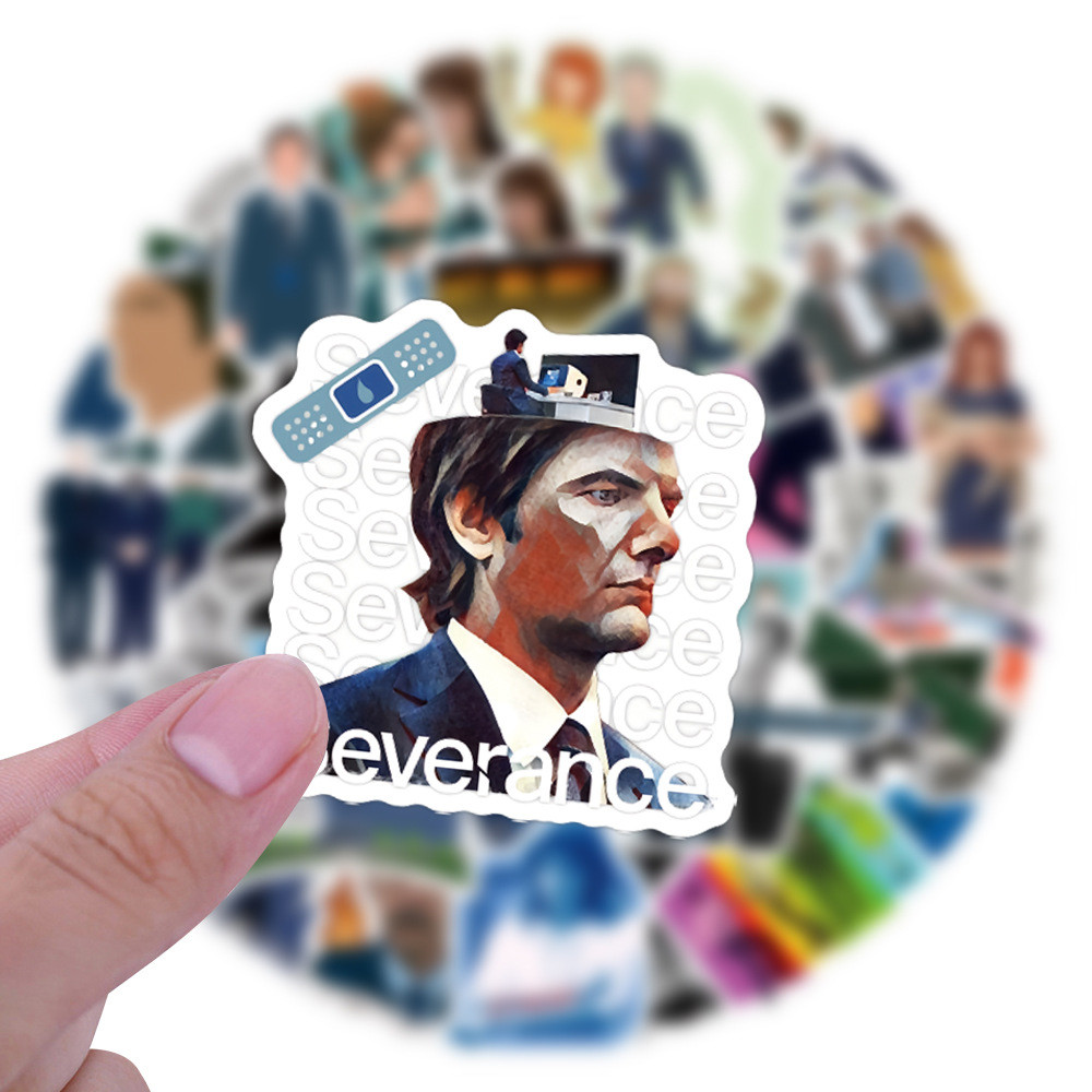 

10/30/55pcs American Drama Severance Cartoon Stickers TV Series Graffiti Decal Toy DIY Computer Guitar Suitcase Kid Sticker Gift