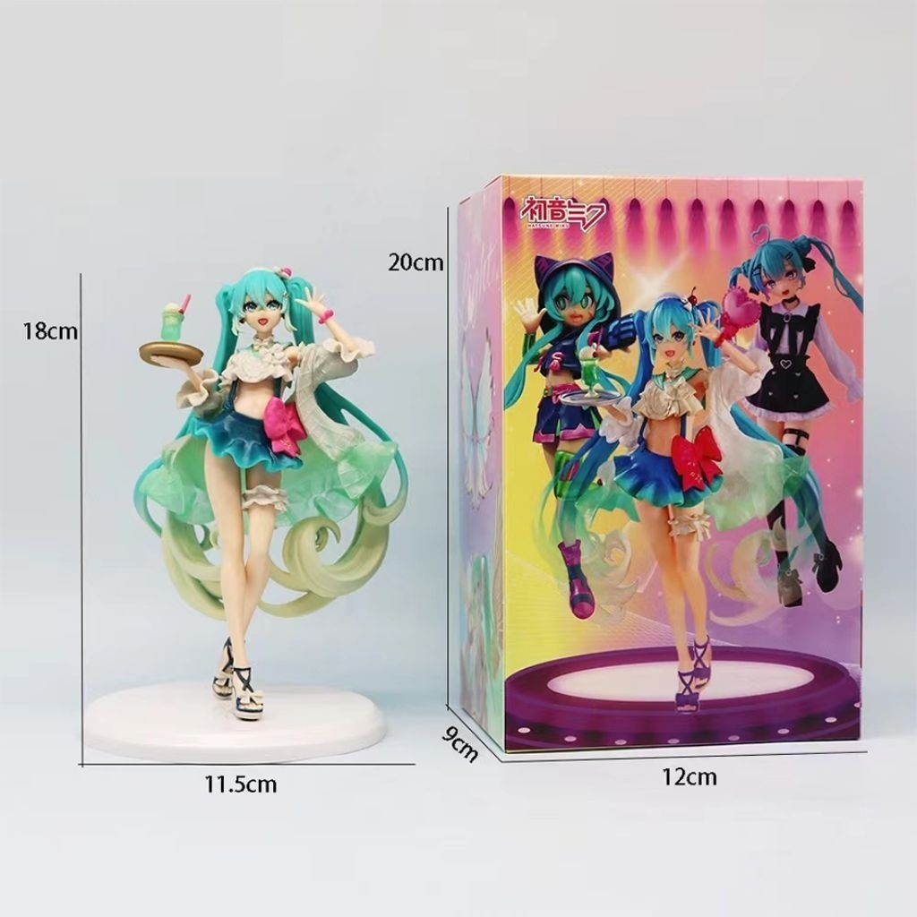 figure hatsune miku sweet melon soda float action figure miku
