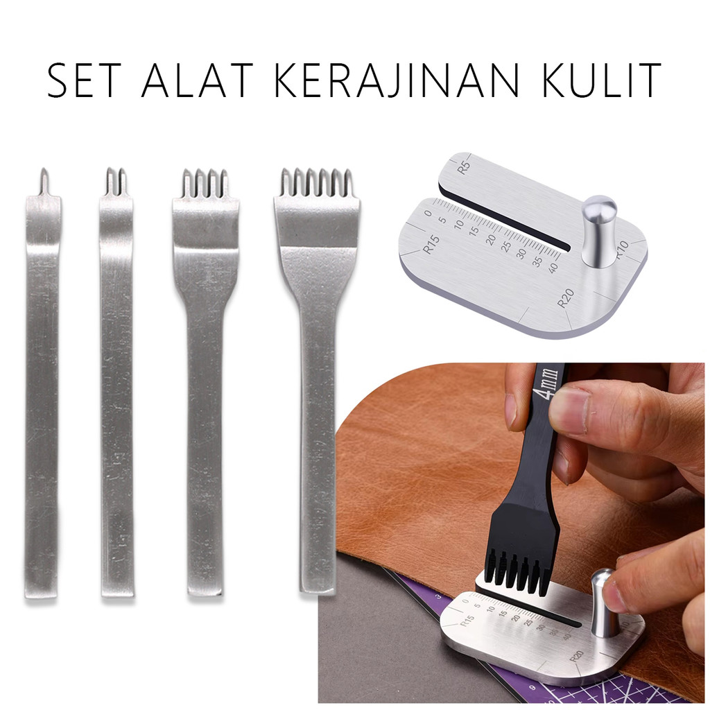 

4IN1 pembolong belt 4/5/6MM 4 alat dengan jumlah pembolong yang bervariasi 1 2 4 6 Prong