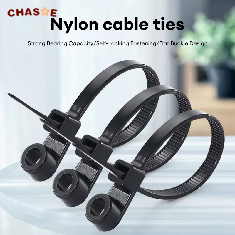100PCS Nilon Klem Kabel / Kabel Klem / Kabel Klip Tembok Kayu / CHASOE