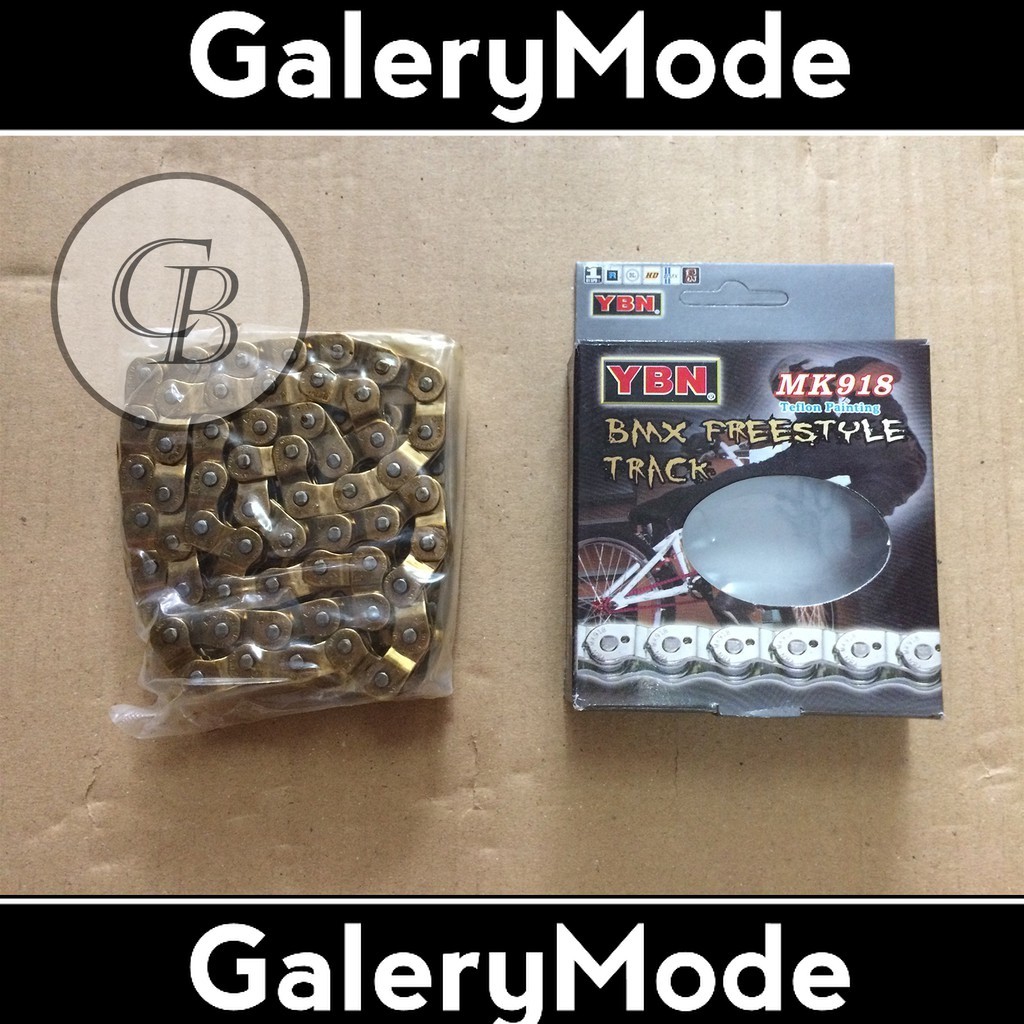 Rantai Drivetrain Chain Sepeda BMX Yaban Halflink Gold Murah Ori Original SPAREPART SEPEDA TERMURAH