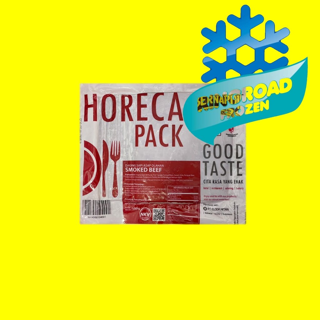 

BERNARDI SMOKED BEEF PETAK 500 GR - HORECA PACK