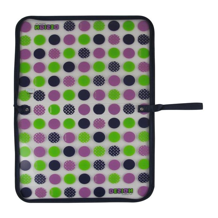 

Zipper Bag Horizontal Merk Tomex Motif Polkadot TX 310013