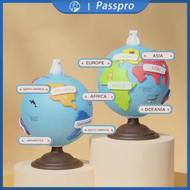 TERLARISMainan Puzzle Globe Puzzle Bola Dunia Untuk Edukasi