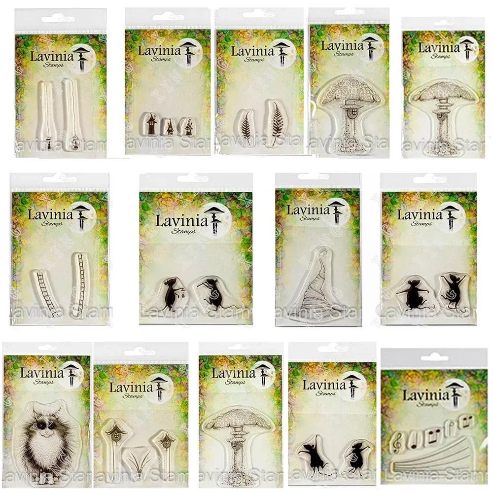 

New Arrivals Mushroom Mouse Clear Stamps Seal for DIY Scrapbooking Card Faries Rubber Stamps Making Photo Album Handemade Crafts