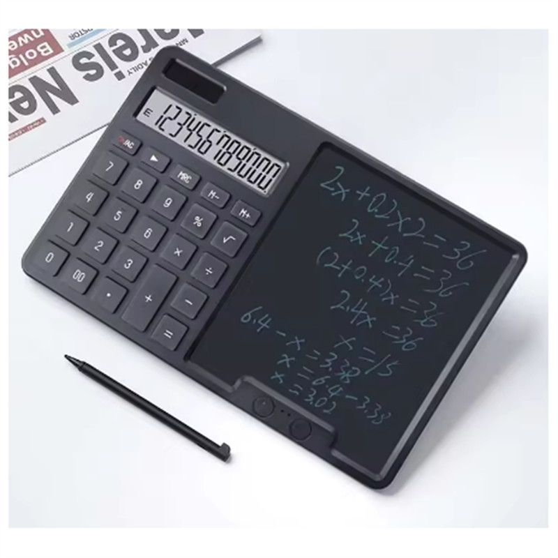

Office And Student 12-Bit Solar Calculator With Dedicated Writing Board For Finance And Accounting