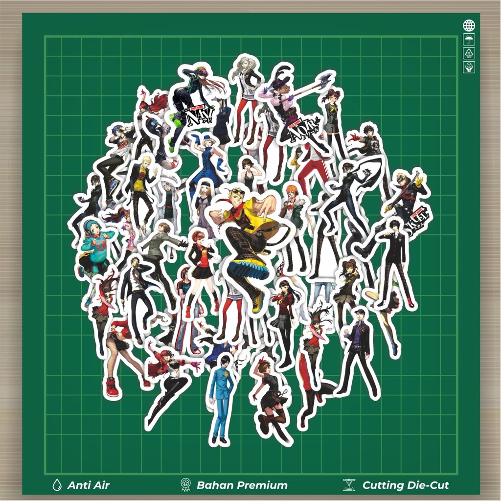 

HOT 50 PCS STIKER Stiker Video Game Series Person A5 V1 Stiker Fashion Cars Decal Dingin Kartu Album Custom Vinyl Anti Air- Sticker Aesthetic Buku Journal Koper Casing HP Tablet Laptop Helm Motor Botol Minum