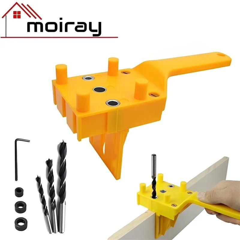

6/8/10MM Woodworking Punch Locator Carpenter Job Tools Hand Tools Handheld Drill Bit Hole Puncher For Cross Dowel Drill Jig Tool