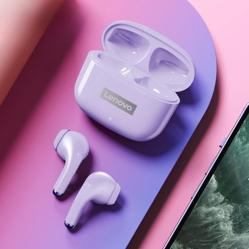 100% Lenovo Official Thinkplus Wireless Headphones LP40 PRO Bluetooth 5.3 Tws Earbuds Long Battery L