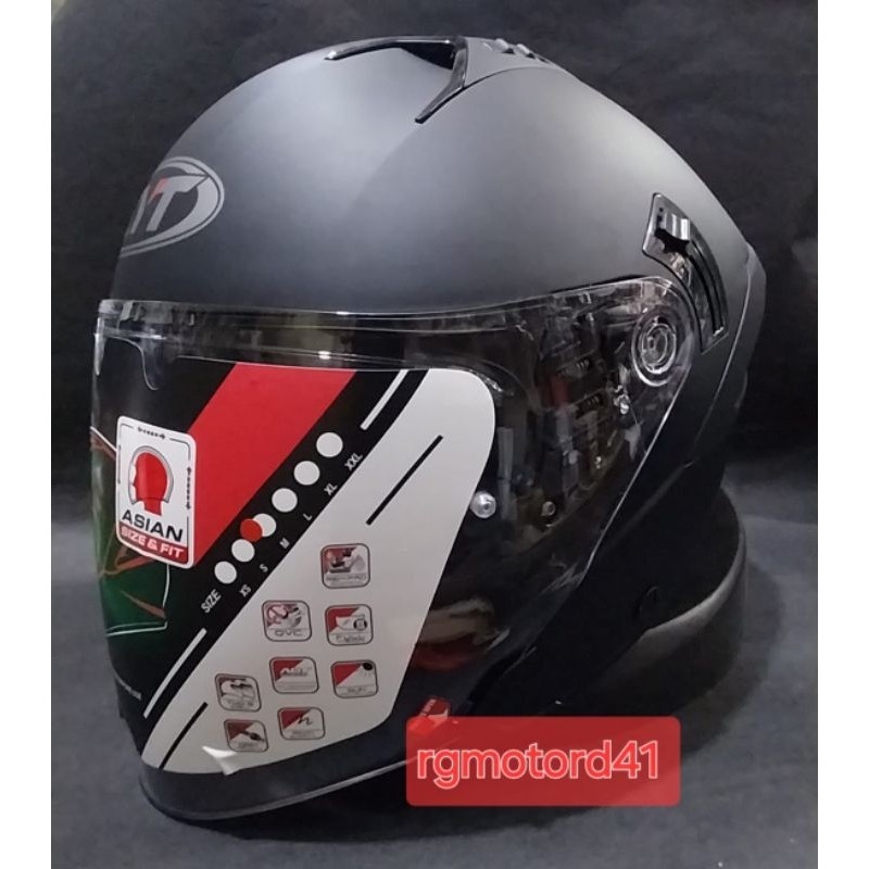 HELM KYT NFJ SOLID-HELM KYT HALF FACE