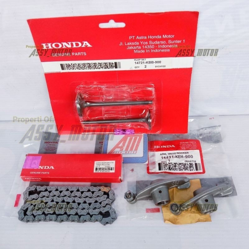 Platuk Klep Tiger+Rantai Keteng+Klep Set Tiger Tiger Revo (102L)