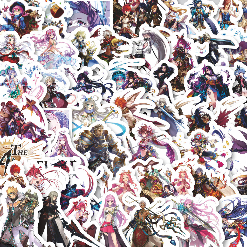 

Stiker Cutting Pack Stiker Game Series Alchemist Code Character Mix Isi 100Pcs Series Aesthetic Lucu Keren Untuk Koper Bahan Vynil