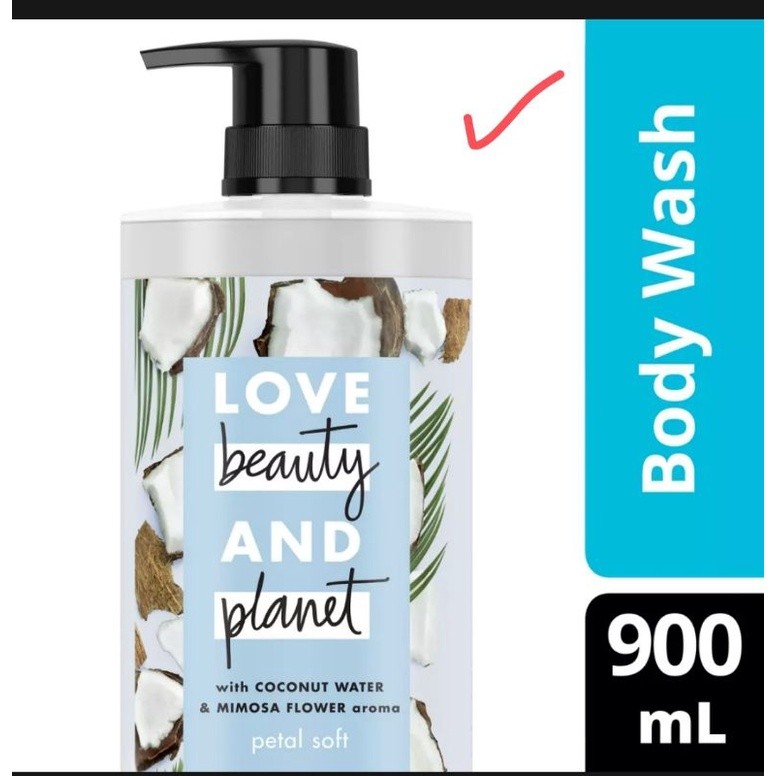 love beauty & planet sabun body wash 900ml