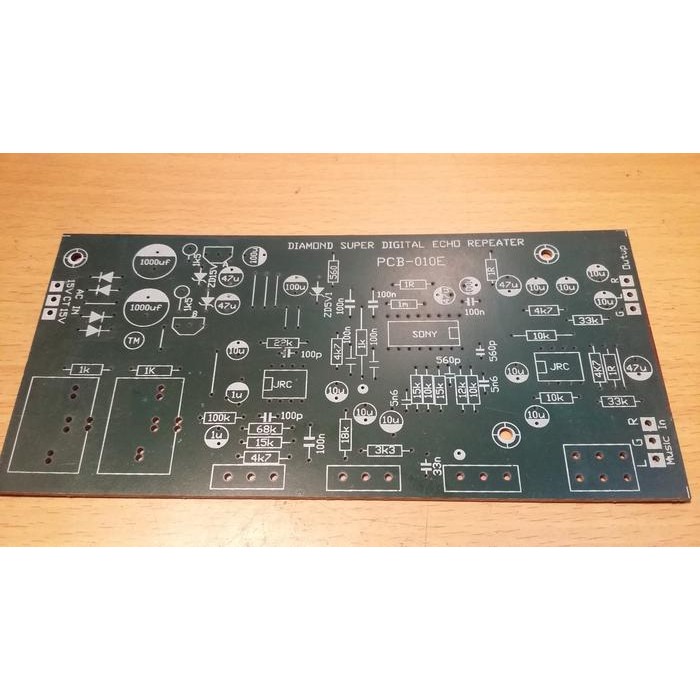 Part PCB DIAMOND SUPER DIGITAL PT2399 ECHO REPEATER & MIXER - FOR KARAOKE