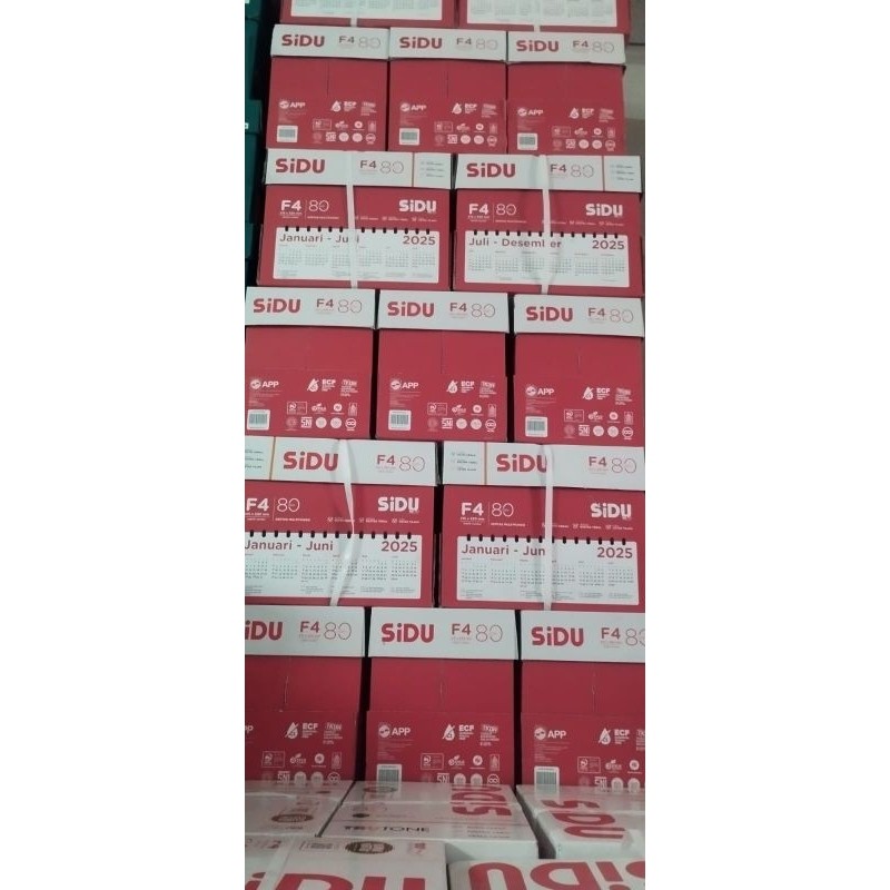 

PROMO Kertas F4 80 Gram SIDU Isi 5 Rim