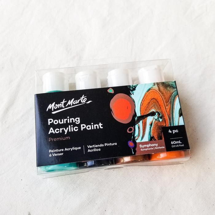 

Cat Akrilik Mont Marte Pouring Set 4x60ml | Pouring Acrylic Set - Symphony