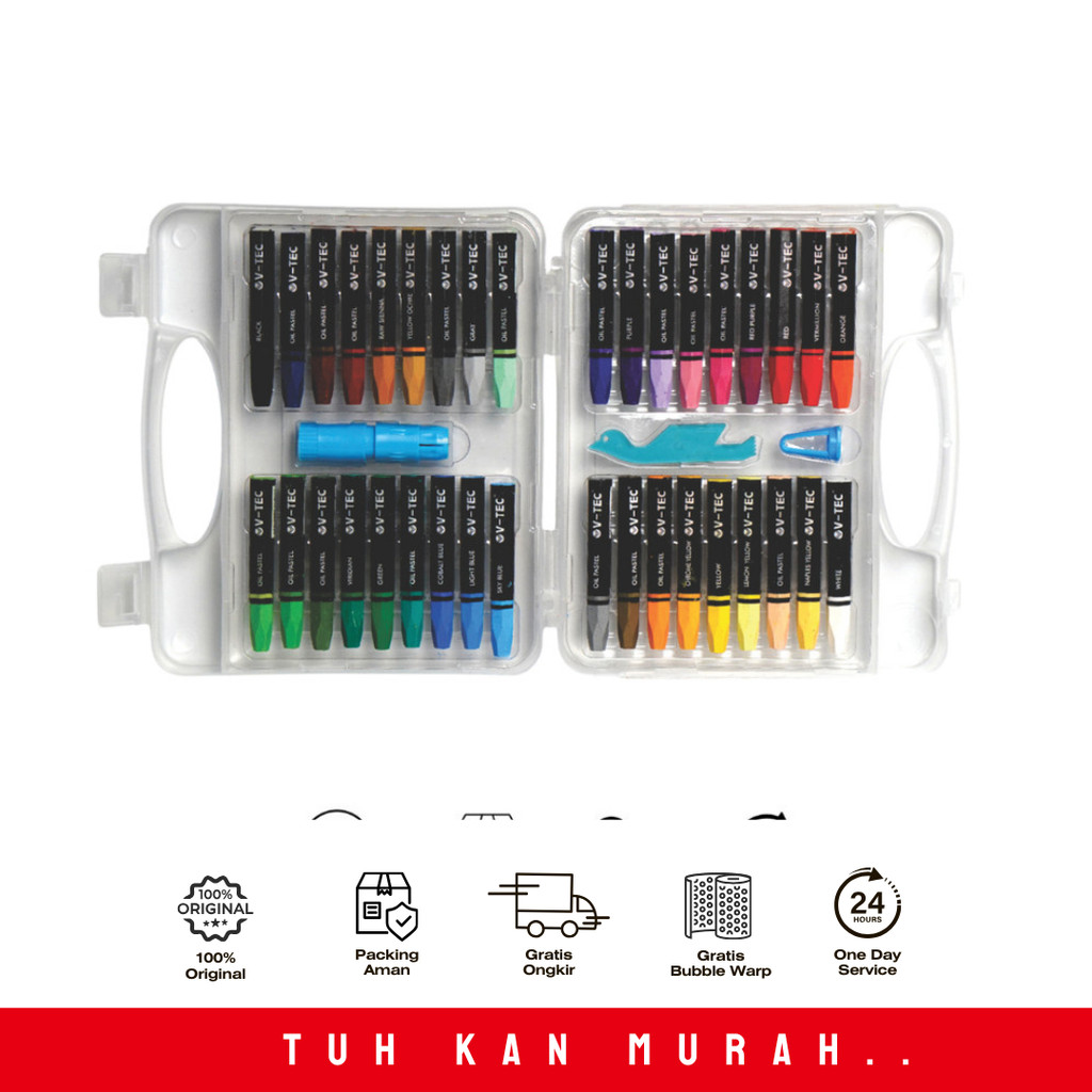 

OIL PASTEL V-TEC 1236 ISI 36 WARNA
