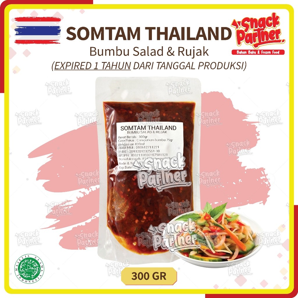 

SOMTAM THAILAND 300 GR - Bumbu Salad Rujak by KOKI JEMPOL