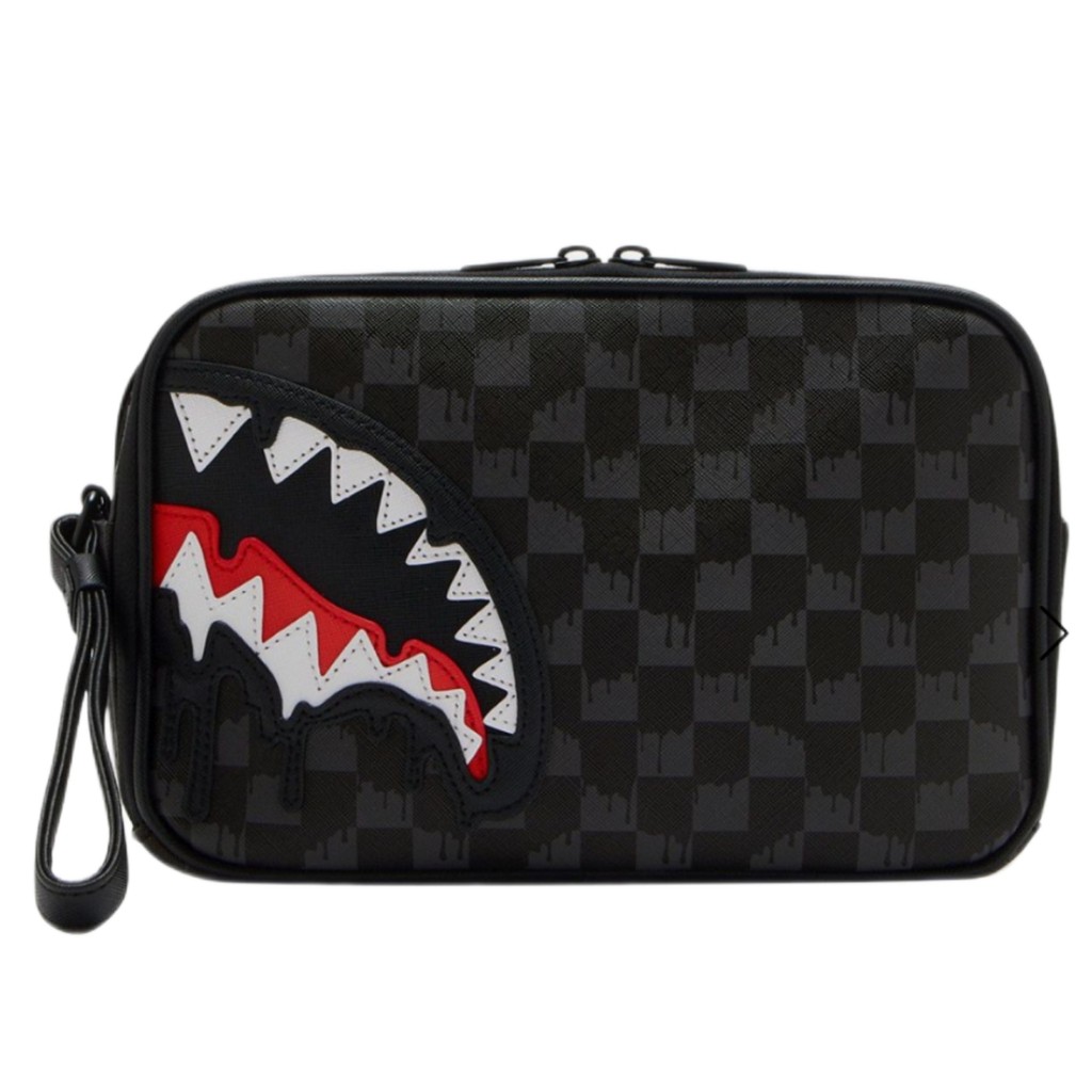 Sprayground Sharks In paris Thunderdrip Toiletry / Tas Branded Original